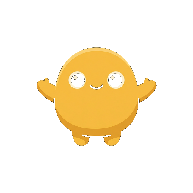 Huggy — the Big Hug mascot, a cute banana-yellow character with open arms